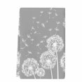 thumbnail image 2 of White Dandelion Kitchen Towels Set of 1, Spring Plants Flowers Vintage Gray Absorbent Dish Towels for Kitchen, Microfiber Hand Towel, Quick Drying Tea Towel for Cleaning Decorative Dishcloths, 2 of 7