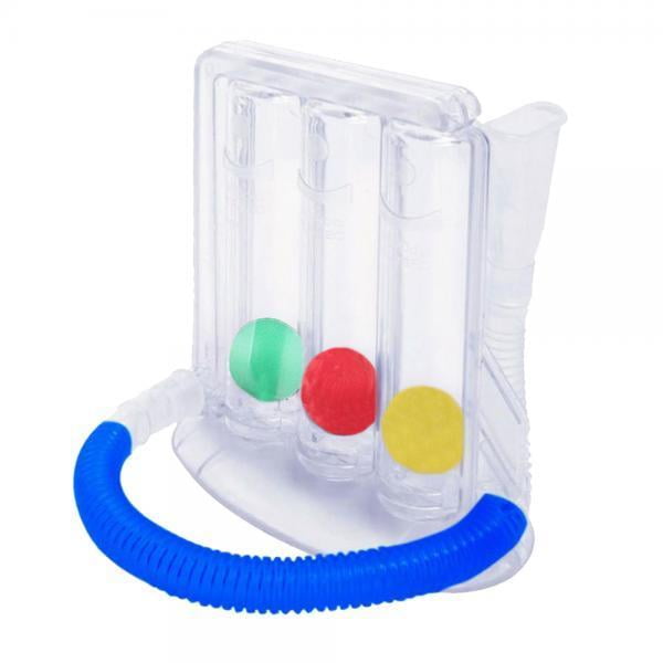 2x Ejercitador de respiración profunda, sistema de medición de ejercicios de respiración, entrenador de respiración profunda shamjiam ejercitador de respiración