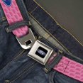 thumbnail image 2 of Ford Oval Full Color Black Blue Ford Oval W Text Pink Repeat Webbing Seatbelt Belt Standard, 2 of 3