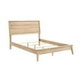 thumbnail image 4 of Lexicon Marrin Contemporary Wood Queen Panel Bed in Natural Oak, 4 of 7