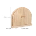 thumbnail image 2 of ETHZZLE Self-Adhesive Wooden Fairy Door Outlet Cover Plate for Home Decor, 2 of 7