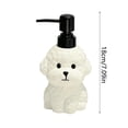 thumbnail image 3 of TIELUTT Cute Ceramic Soap Dispenser Refillable Bottle for Kitchen and Bathroom, 3 of 8