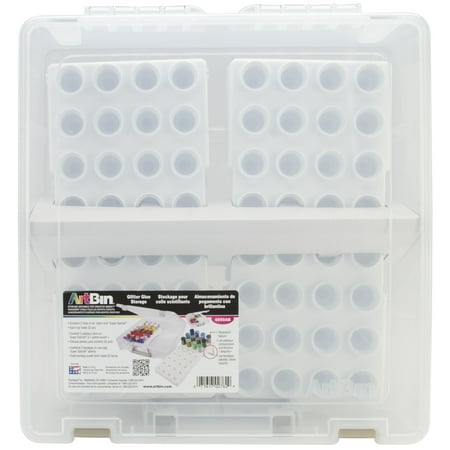 UPC: 0071617027629 | ArtBin Bottle Storage Super Satchel Handle Contains to Bottle Storage Trays Clear 1 Piece 6959AB
