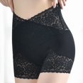 thumbnail image 4 of Womens Lace High Waist Pants Abdominal Lifting Underpants Womens Large Size Seamless Leggings High Cut Panties for Women Thongs for Women plus Size No Show Concealers Thigh Chafing New Years Eve Party, 4 of 6