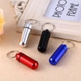 thumbnail image 2 of LAFGUR Travel Box Mini Blue Aluminum Keychain Tablet Storage Box Case, 2 of 7