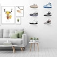 thumbnail image 3 of Plastic Floating Shoe Display Rack, Sports Shoe Wall-Mounted Storage Rack, Display Shoe Rack, 3 of 6