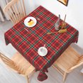 thumbnail image 5 of Tchckioa Red Green Square Tablecloth,Waterproof Table Cloth for Kitchen Christmas Decor,52x52 Inch, 5 of 7