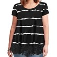 thumbnail image 1 of HSHDLDF Plus Size Swing Lace Flowy Tank Top for Women, 1 of 4