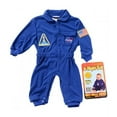 thumbnail image 2 of The Costume Center Blue NASA Flight Suit Halloween Costume Romper (6-12ms), 2 of 6