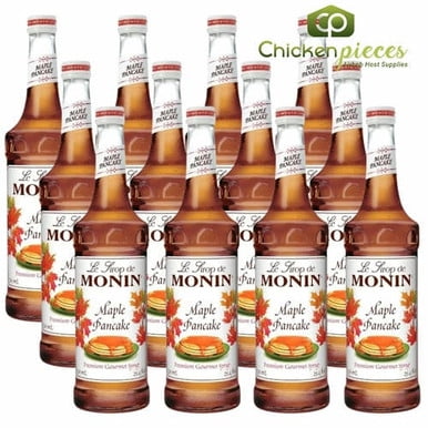 Monin Premium Maple Pancake Flavoring Syrup 750mL/25.36oz (12/Case)