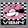 thumbnail image 3 of Disney - Minnie Mouse - Checkered Board Vibin' - Toddler & Youth Girls Raglan Graphic T-Shirt, 3 of 4