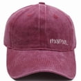 thumbnail image 4 of Yuanlong Women's Baseball Cap All-Season Sun Hat Embroidered Letter Soft Top Classic Sports Headwear, 4 of 4