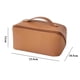 thumbnail image 4 of Bolso De Almacenamiento Bolso de maquillaje - Neceser impermeable para cosméticos para mujeres y niñas (café), 4 of 6
