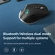 thumbnail image 5 of Wireless Mouse Bluetooth 5.0 Mouse 2.4G Wireless Portable Optical Mouse Ergonomic Right Hand Computer Mice, 5 of 5