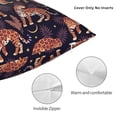 thumbnail image 3 of Pofeuu Leopard Print Print Double-sided plush pillowcase Square Throw Pillow Covers Pillows Cover for Living Room Bedroom Sofa Couch Cushion Cover（No pillow core）-26"x26", 3 of 7