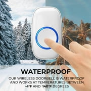 SadoTech Wireless Doorbell Kit - 1000-Foot Range - Model CXR