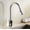 Chrome, variant on Faucets, Kitchen Faucets Brass Pull Out Kitchen Mixer Tap with Aerator 2 Way Function Water Mixer Deck Mounted Single Handle Sink 360 Swivel,Chrome