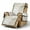 Beige Flower Patchwork, variant on TSOVTHRID Cartoon Cat White Print Recliner Cover with Pocket Single Reclining Slipcover Non-Slip Lazy Boy Recliner Armchair Cover with Elastic Strap Furniture Protector for Pet