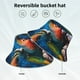 thumbnail image 2 of Balery Ice Blue Ocean Sea Turtle Sombreros para el sol para hombre y mujer, sombrero de pescador con UPF 50+, 2 of 6