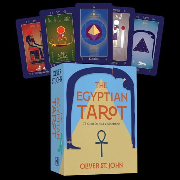 Pre-Owned The Egyptian Tarot: (78 Full-Color Cards and 154-Page Guidebook)