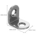 thumbnail image 2 of IDEANATEGRATE 12Ud Escuadras Metálicas Para Estantes En L Soporte Estable Para Muebles, 2 of 8