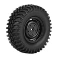 thumbnail image 4 of Pieza de repuesto de neumático de coche con control remoto 1/10 para accesorios de neumáticos de actualización de simulación de escaladaNegro, 4 of 9