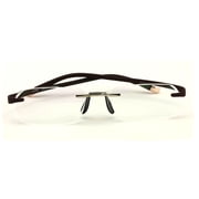 V.W.E Rectangular Rimless Memory Flex Temple Reading Glasses With Anti-reflective AR Coating