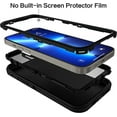 thumbnail image 6 of Entronix Heavy Duty Case for iPhone 13 Pro Max Shockproof Triple Layer Rugged Case, Black, 6 of 11