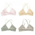 thumbnail image 5 of Yinrunx Bralettes for Women Cotton Bras for Women Womens Bralettes Bra and Underwear Set Cotton Bra Bralette Pack Cotton Bralette Women's Modern Cotton Lightly Lined Triangle Bralette, 5 of 5