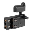 thumbnail image 1 of Interruptor de martillo eléctrico portátil Uxcell AC250V 6A/AC125V 12A Control de velocidad, 1 of 4