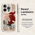 thumbnail image 1 of Mejora el estilo de tu iPhone con esta funda minimalista de goma TPU a prueba de golpes con un elegante diseño de dibujos animados., 1 of 4