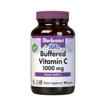 Bluebonnet Buffered Vitamin C 1000mg with Calcium Ascorbate for Immune Health*, 90 Caps