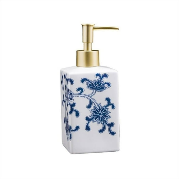 High Color Value Press Bottle Shampoo Body Wash Dispenser Bottle Press Type Empty Bottle Hotel Ceramic Lotion Bottle