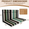 thumbnail image 3 of Outdoor Loveseat Glider Cushion 42”x48” Waterproof Patio Seat Pad for Bench, Swing & Furniture,1PCS, 3 of 7