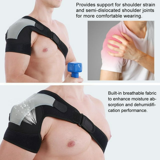 Right Shoulder Pad Shoulder Protector, Sport Bandage Shoulder Pad, For Sport Men And Women Work Out Fitness