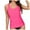 Hot Pink, variant on idosla Women Tankini Swim Tops Only - Tummy Control Swimsuit Bathing Suit Top Square Neck Slimming Swimwear No Bottom (Hot Pink, S)