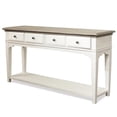 thumbnail image 3 of Riverside Furniture Myra Wood 2-Drawers Console Table in Natural/Paperwhite, 3 of 11