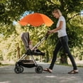 thumbnail image 4 of WEIOUKC Universal Baby Stroller Parasol with Adjustable Handle Rotating Sunshade Umbrella for Prams Bikes and Wheelchairs UPF 50 Waterproof Portable UV Protection Canopy for Round and Oval Tubes, 4 of 5