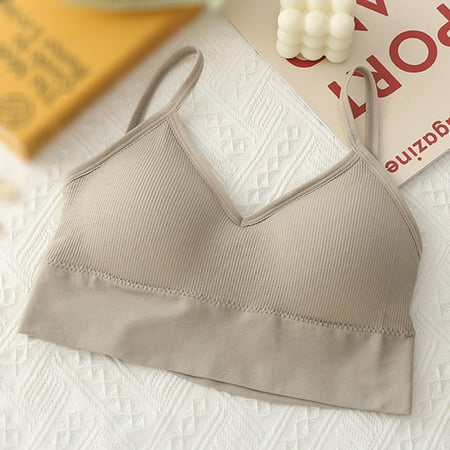 

Greyghost ZL-Summer Women s Camisole Wears A Sexy U-shaped Cross Beautiful Back And A Simple Bottoming Top Seamless Yoga Sports Bra