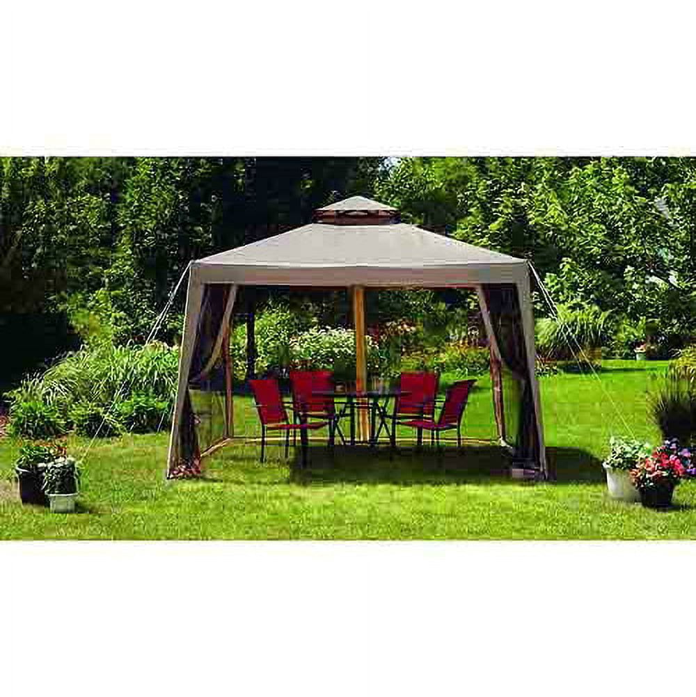 Sunjoy Industries 10' x 10' Weist Gazebo With Canopy & Netting