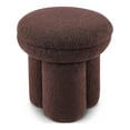 thumbnail image 3 of Furniture of America Thia I Modern Upholstered Mushroom-Shape Design Ottoman, 3 of 4