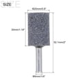 thumbnail image 2 of Uxcell 4 Paquete de Piedra Abrasiva Montada 1/4" Vástago 0.8" Diámetro Cabeza de Rectificado Cilíndrica de Corindón para Herramienta Rotativa, 2 of 6