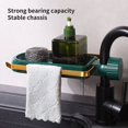 thumbnail image 2 of CNKOO Faucet Rack Storing Strong Load-bearing Practical Side Towel Hanging Design Kitchen Faucet Sponge Drainer, 2 of 5