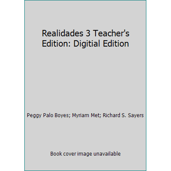 Pre-Owned Realidades 3 Teacher's Edition: Digitial Edition (Hardcover) 0133302970 9780133302974