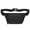 Black, variant on Casual Waist Bag for Men Women, Water-Resistant PU Leather Fanny Pack with Multi Pockets, Lightweight Crossbody Hip Bag for Travel Hiking Sports 10.63 x 5.5 x 1.9in
