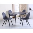 thumbnail image 1 of Topline Home Furnishings 5pc Grey Kitchen Set, 1 of 3