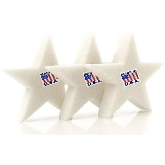 3-Pack Scum Star Oil Absorbing Sponge - Perfect for Swimming Pool, Spa and Hot Tub Use - Made in USA