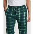thumbnail image 4 of Real Essentials 3 Pack: Mens Fleece Plaid Pajama Pants - Lounge Pajama Bottoms(Available in Big & Tall), 4 of 6