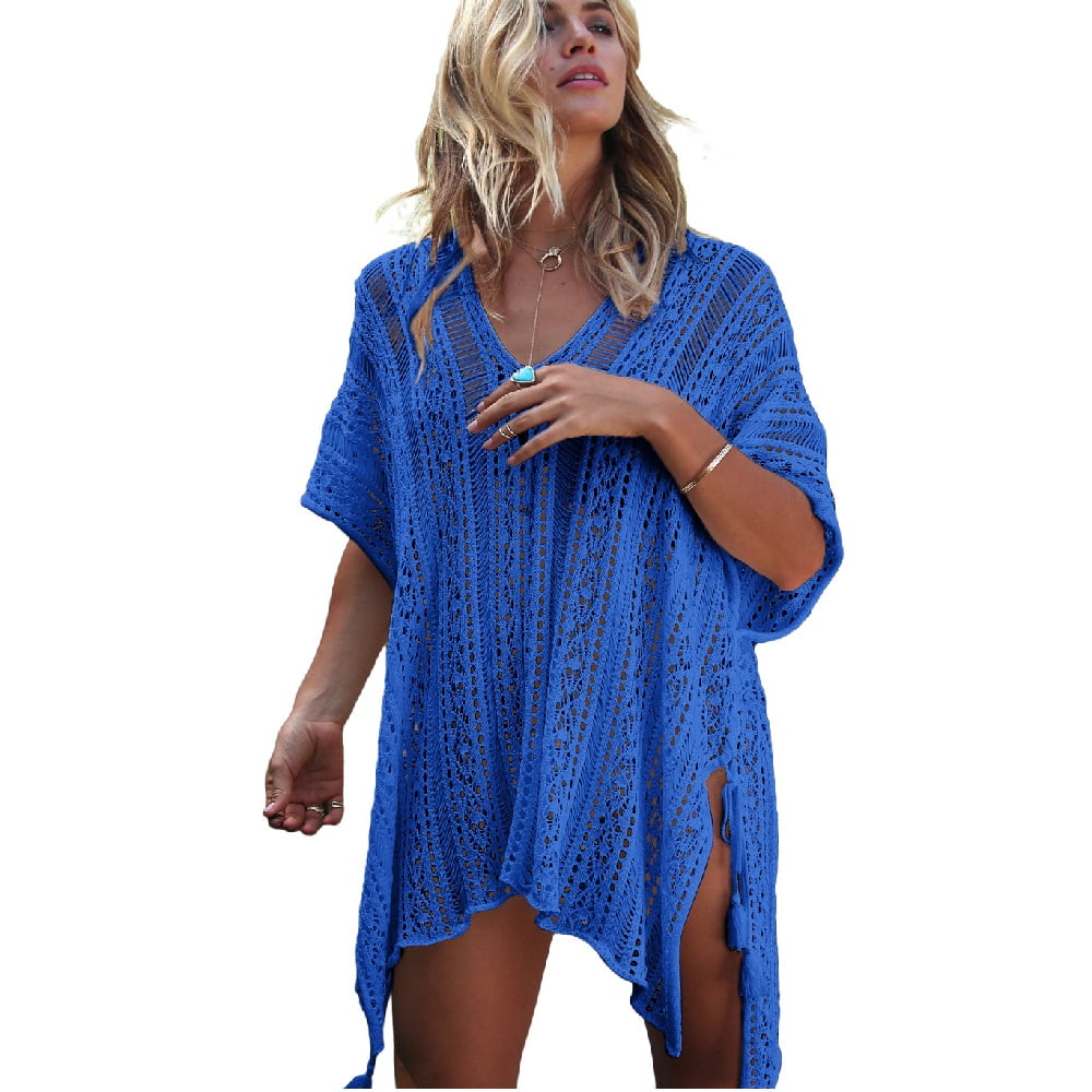royal blue swimsuit cover up