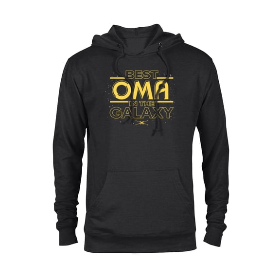 Star Wars Best Oma in the Galaxy Birthday Mother’s Day - Pullover Hoodie for Adults - Customized-Black